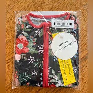 Poinsettia Floral Bamboo PJs 18-24M Zippy